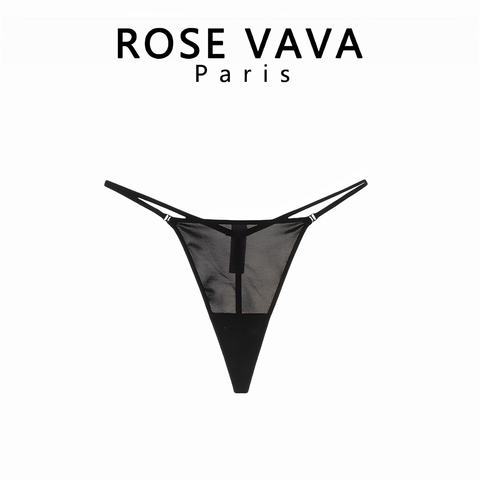 ROSE VAVA 性感比基尼细带冰丝丁字裤女士内裤无痕条带t裤