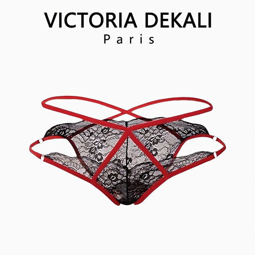 VICTORIADEKALI性感蕾丝三角裤
