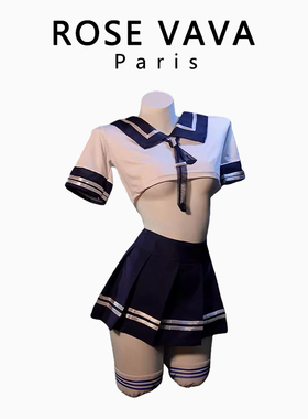 ROSE VAVA性感内衣女仆制服套装纯欲可爱小胸免脱连体衣裙