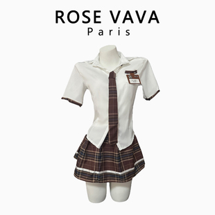 ROSE VAVA内衣女纯欲性感风睡衣角色扮演聚拢显大可爱显瘦睡裙