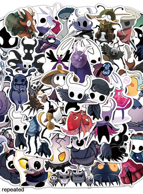 200张空洞骑士贴纸Hollow Knight游戏周边手机壳笔记本装饰防水贴