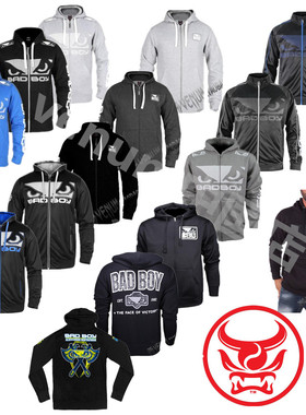 BAD BOY正品HOODIE男秋冬训练帽衫运动卫衣外套清货特价不退换