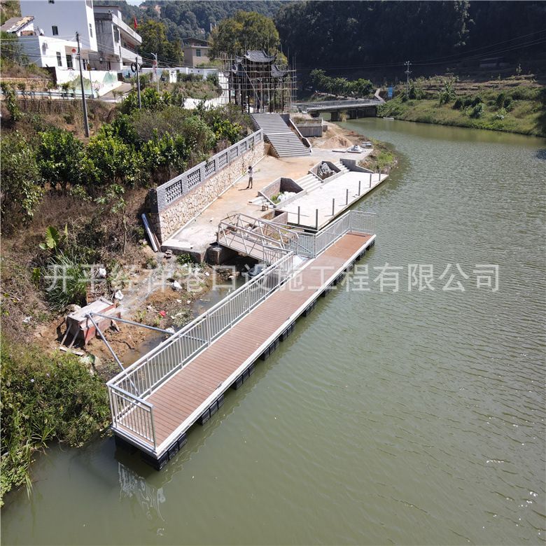 广州厂家铝合金水上浮桥,游艇浮动码头,水上平台