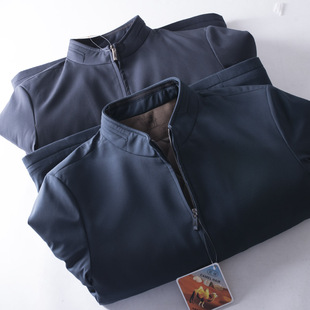 内里填充驼绒 压胶定型~品牌尾货商务休闲男士立领棉服冬保暖外套