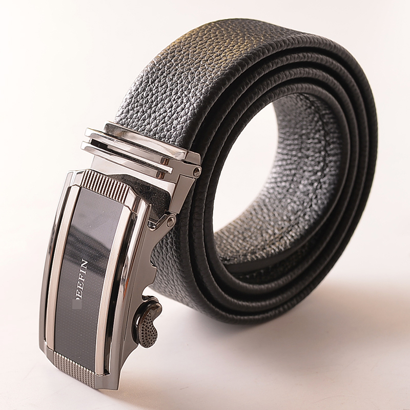 正品剪标男装牛皮带青年休闲