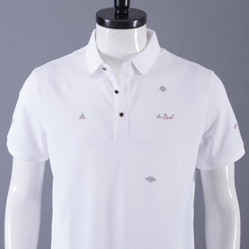 专柜售价280+大牌尾货翻领短袖T恤衫时尚休闲套头汗衫韩版体恤男