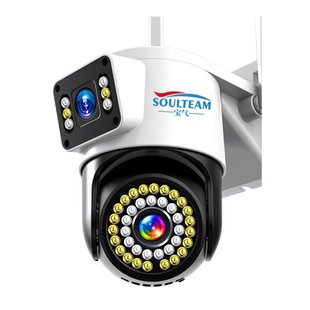 宝气监控器360度无死角家用4G摄像头无线手机远程室外防水双画面