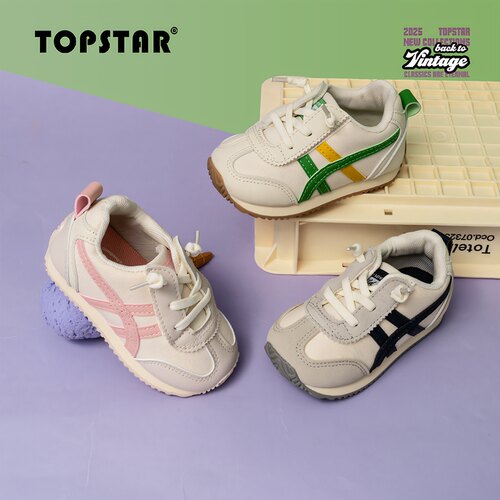 【春新品】TOPSTAR儿童运动鞋女童防滑软底板鞋休闲男童阿甘鞋