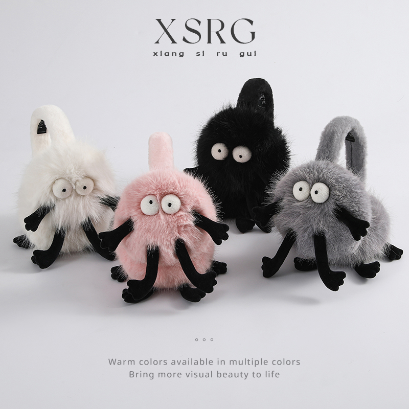 仿兔毛可爱毛绒耳暖冬季保暖