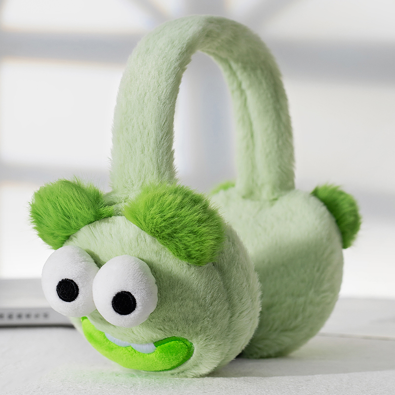 2023冬季毛绒卡通搞怪耳暖耳罩