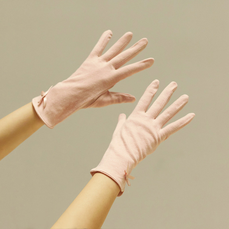 棉 触屏透气防晒手套 夏季防紫外线薄款开车骑车司机驾驶防滑遮阳