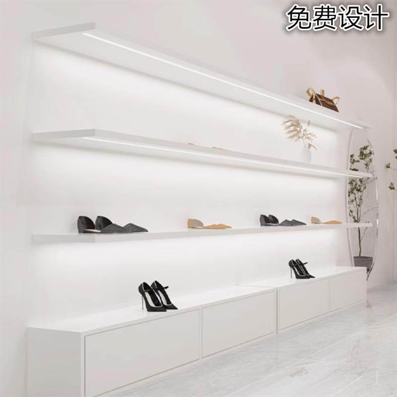 鞋店鞋架展示架上墙多层包包架男女童鞋货架简约一字搁板实木鞋架,商业/办公家具,鞋货架,淘宝优惠券,粉丝福利购,淘宝优惠卷