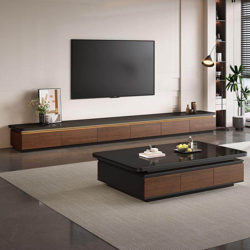 电视柜落地客厅2026新款家用小户型轻奢茶几组合轻奢实木电视柜