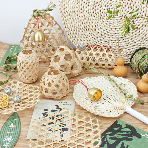 花中情竹编系列新款花束配件饰品