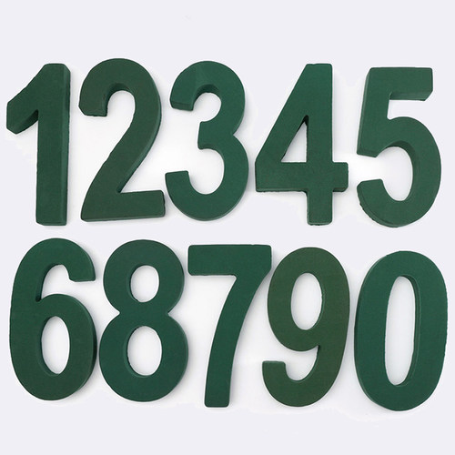 花中情生日数字花泥鲜花插花材料