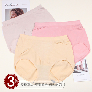 3条组合纯色四季无缝无痕短裤莫代尔棉质加大码高腰女士内裤1035