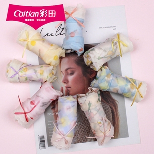 彩田性感轻薄通透气无痕女士内裤32638柔软网纱丝袜速干内裤32639