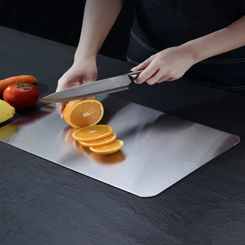 居指南不锈钢切菜板抗菌双面砧板切水果板SUS304材质方形案板家用,厨房/烹饪用具,砧板/菜板,淘宝优惠券,粉丝福利购,淘宝优惠卷
