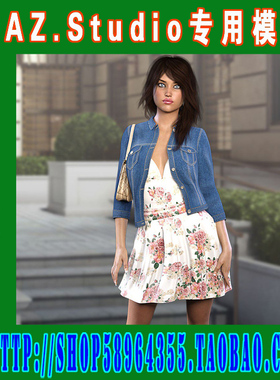 daz3d studio模型Genesis3常规休闲服装合集之二(3M-248)