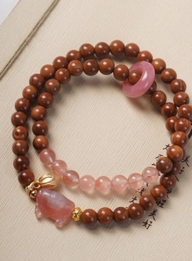 库克菩提根籽天然手持链念佛珠串DIY个性男女士盘文玩复古民族风