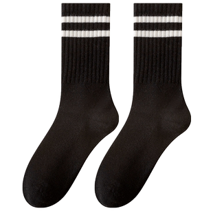 配鲨鱼裤的袜子女中筒袜冬季加厚长筒羊毛袜秋冬羊绒长袜保暖棉袜