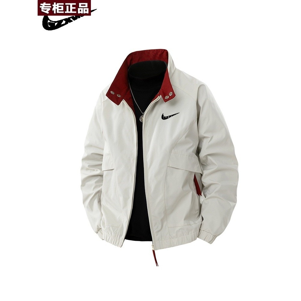 奥莱优选旗舰店京东2025春季新款潮牌休闲撞色立领夹克男女防风防,男装,时尚防晒服,淘宝优惠券,粉丝福利购,淘宝优惠卷