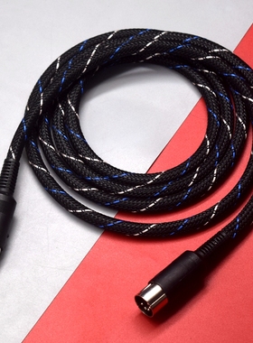 适用漫步者A200T A80 S201 S3000 S880MKII五芯5针主副音响连接线