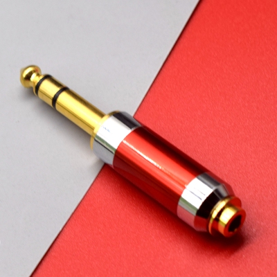 6.35 6.5弯头转3.5 2.5 4.4平衡母音频转接头解码耳放耳机转换头