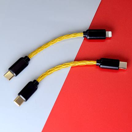 飞傲BTR7 BTR5 KA3便携解码耳放小尾巴Lightning转Type-C连接线