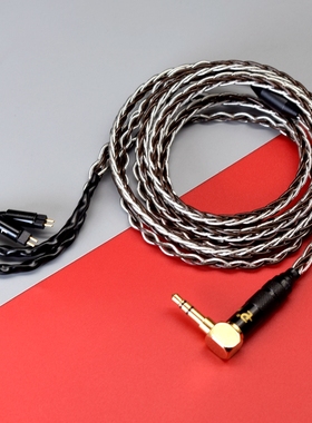 适用于水月雨Blessing 3 2 DUSK 流星 终章 黑剑0.78双插针耳机线