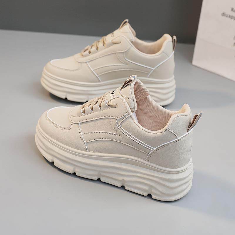 春季秋款配裙小白鞋女高跟鞋时尚百搭厚底内增高软底运动0119ud,女鞋,时尚休闲鞋,淘宝优惠券,粉丝福利购,淘宝优惠卷