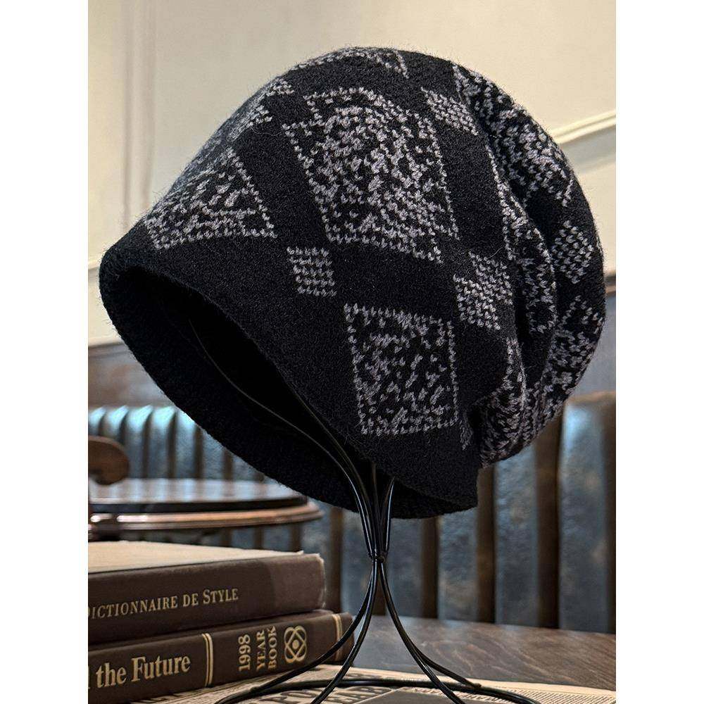 早春毛线帽子男款潮牌保暖护耳针织帽2026新款时尚加绒防风0125e,服饰配件/皮带/帽子/围巾,帽子,淘宝优惠券,粉丝福利购,淘宝优惠卷