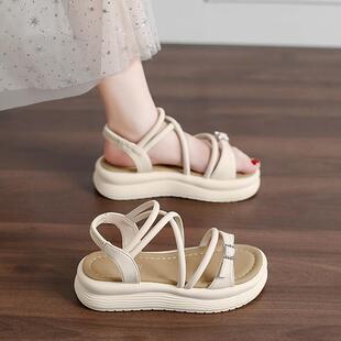 季 夏款 2026新款 女款 外穿配裙子绝美精致不累脚百搭孕妇0325d 凉鞋