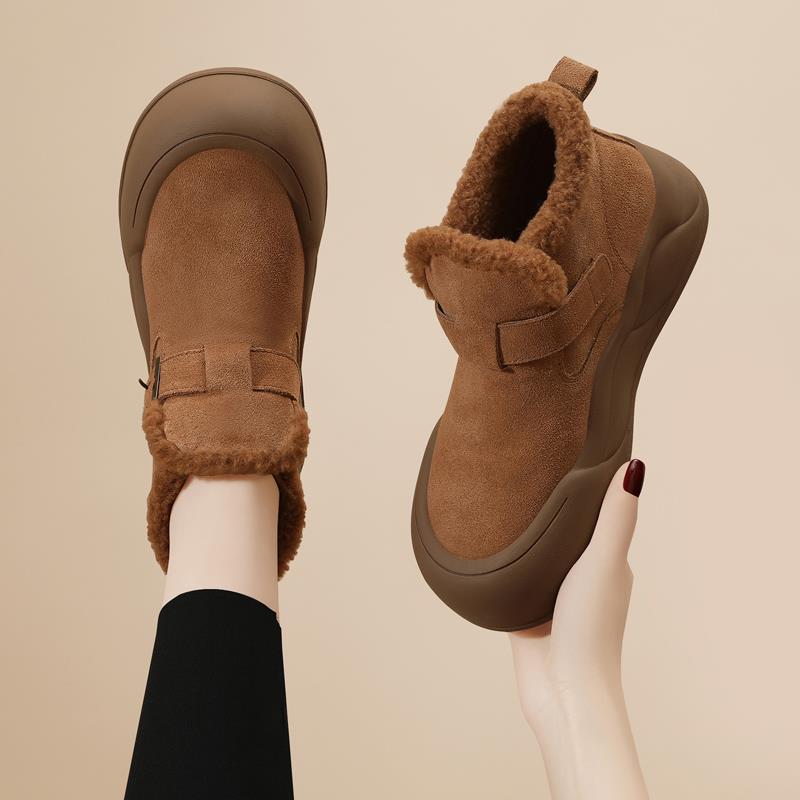 厚底勃肯鞋高帮鞋子2025新款季加二鞋靴丑萌博肯鞋1201k