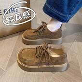 春秋覆古女鞋 2026新宽胖脚乐福鞋 大尺寸0128n