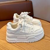 春厚底小白鞋 休闲运0204rd 百搭增高网面透气滑板鞋 女2026季 新款