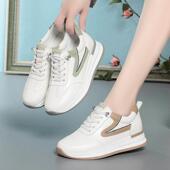 小白鞋 圆头软底休闲鞋 0202e 女士深口鞋 运动鞋 女2026春秋新款 包鞋