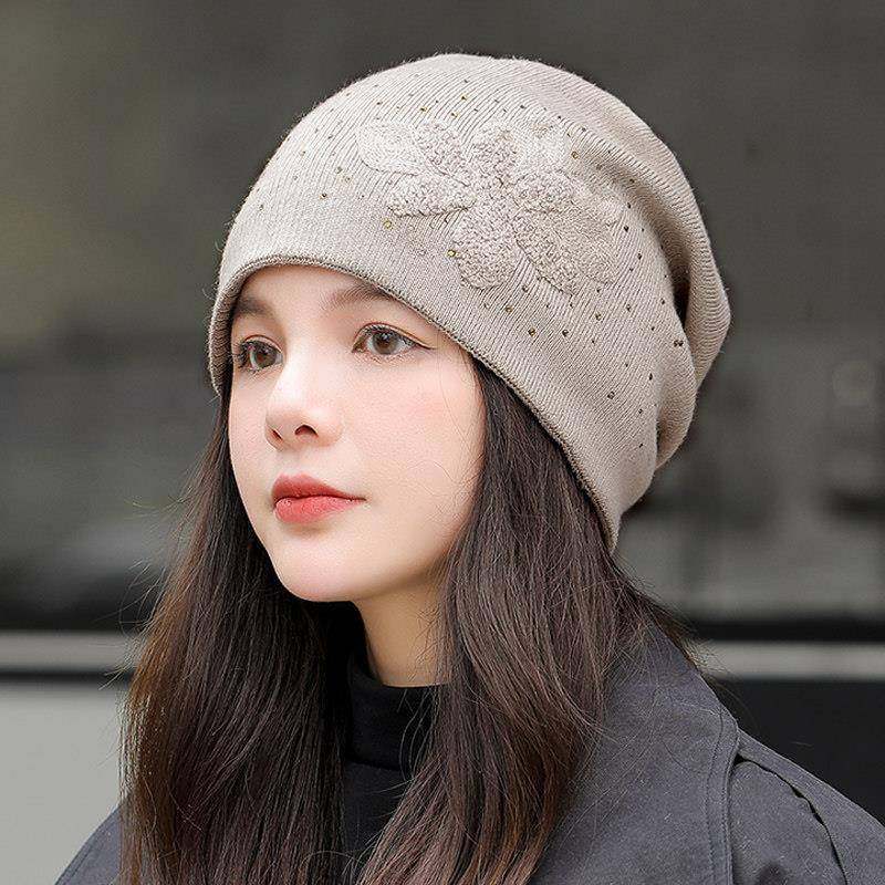 春季帽子女冬时尚韩版堆堆帽女士秋冬季毛线帽百搭冷帽新款0124ud,服饰配件/皮带/帽子/围巾,帽子,淘宝优惠券,粉丝福利购,淘宝优惠卷