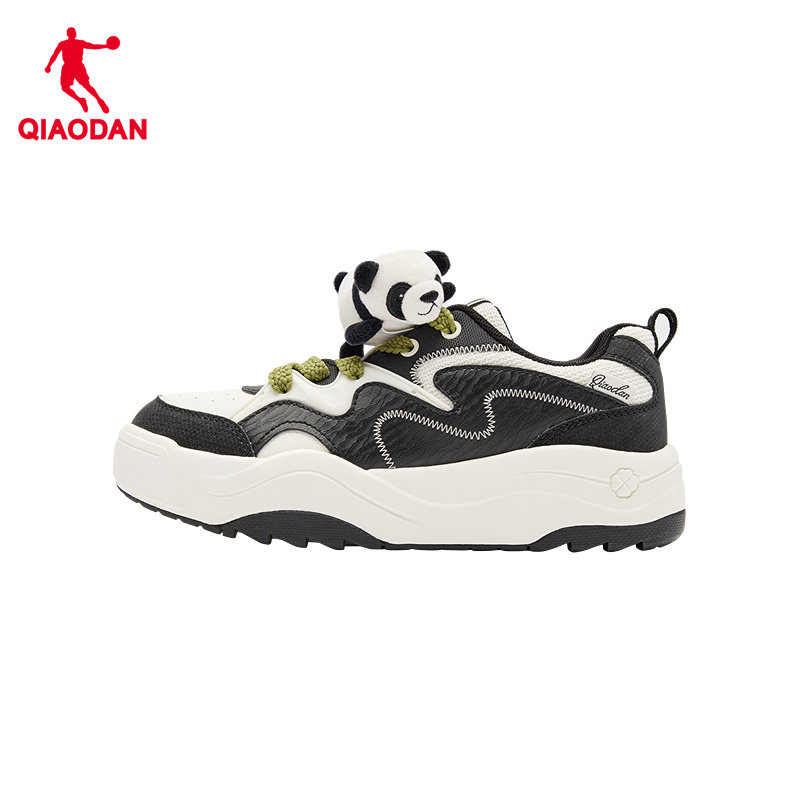 薯片鞋乔丹女板鞋厚底增高休闲运动鞋冬季官方商场同款黑白熊猫鞋,运动鞋new,板鞋,淘宝优惠券,粉丝福利购,淘宝优惠卷