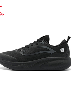 [商场同款]乔丹男轻凌1.0综训鞋黑色减震透气男跑步鞋EM13241819T