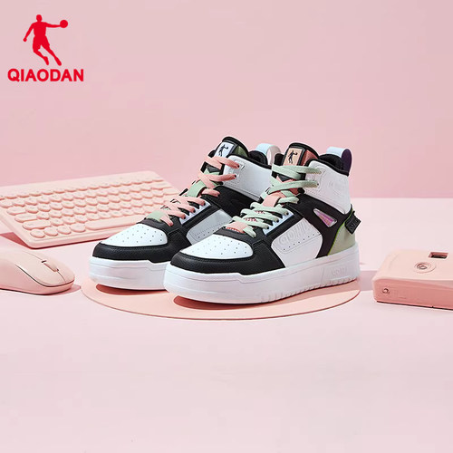 板鞋乔丹高帮板鞋鸳鸯情侣鞋