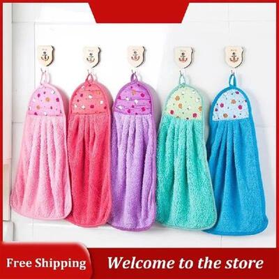 Coral Velvet Bathroom Supplies Soft Hand Towel Absorbent