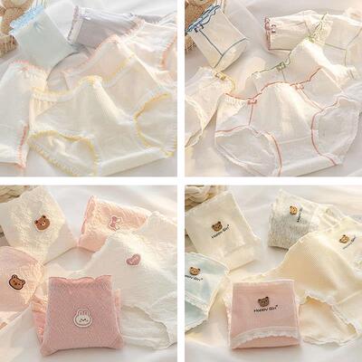 Girls underwear Womens cotton underwear Modal underpant6条