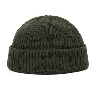 Men Knitted Hat Beanie Skullcap Sailor Docker Fisherman Cuff