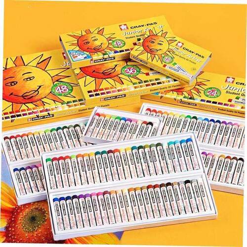 craypas junior artist oil pastels 儿童油画棒soft kids paint