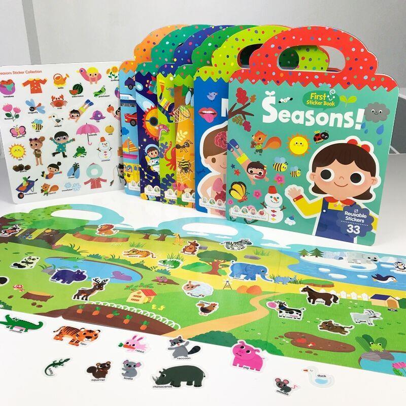 Activite Quite Book Toy Baby Stickers Puzzle Busy Book Educa