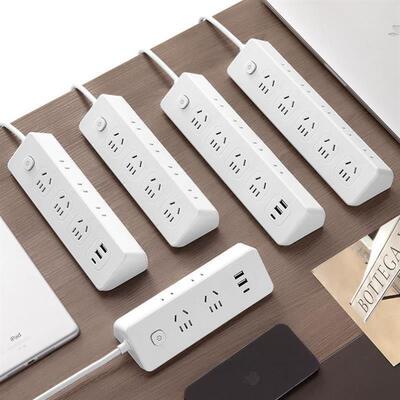 Power cord extension socket Plug wire board with towing Plat