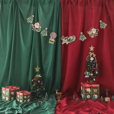 Christmas Background Cloth Childrens Photo Decoration Retro