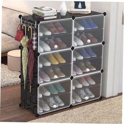 Dust proof shoe rack simple combination shoe storage cabinet