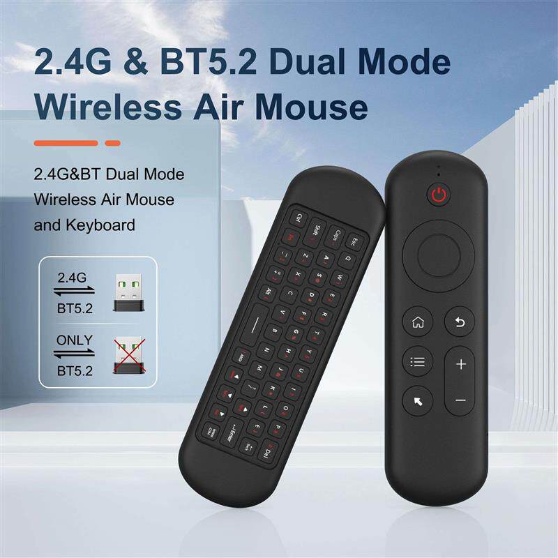 Mini Bluetooth 50 Keyboard 24G Wireless Air Mouse Backligh